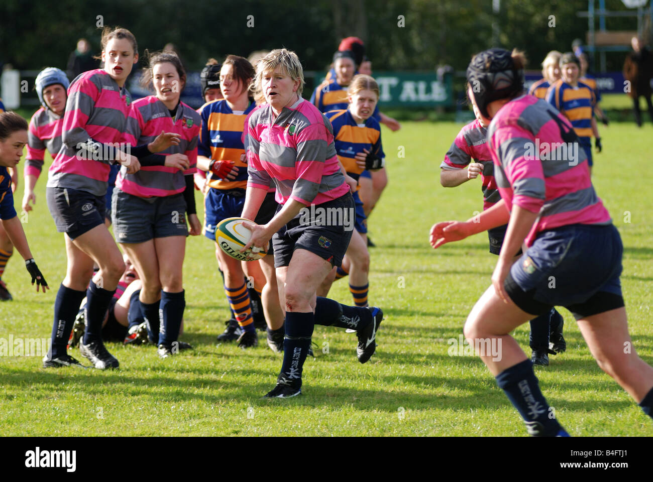Women`s Rugby Union at Leamington Spa UK Stock Photo Alamy